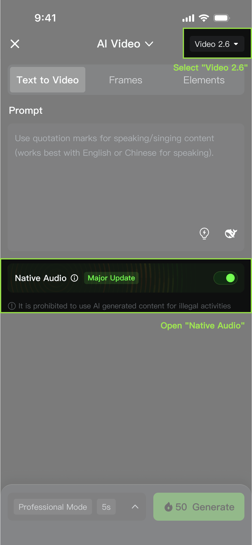 KLING VIDEO 2.6 User Guide (2)